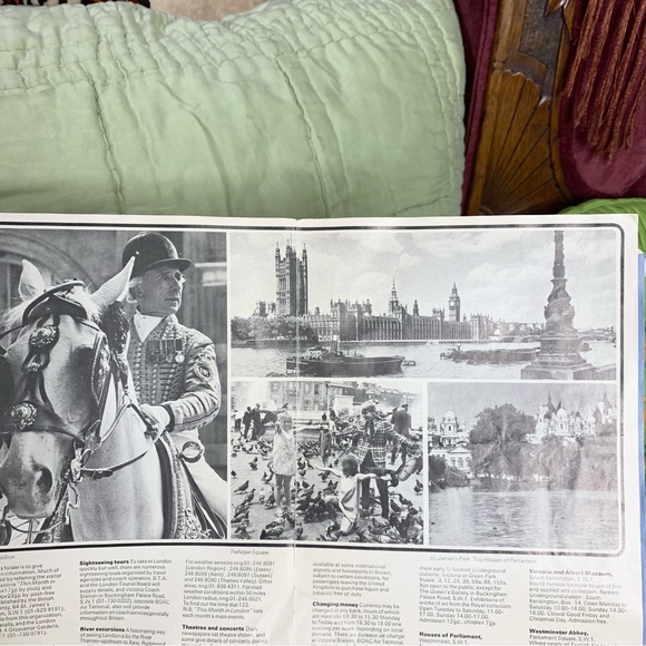 70s London Tourist Map - Picture 5 of 6